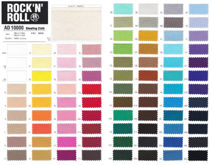 シーチング (1) 白 生成 オレンジ ベージュ 生地 日本製 90cｍ×10m乱 綿100% 無地 1反 半折 夜明屋本店 業務用仮縫い ポーチ 裏地 エプロン小物 color (1)