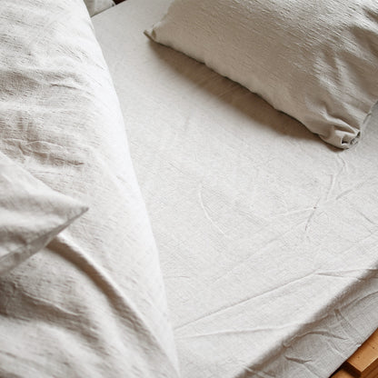 ドビークロス ワッシャー 掛け布団カバー ボックスシーツ 枕カバー 綿100% 日本製 手もみ風シワ加工 くつろぎシリーズ