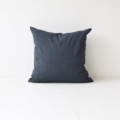 ドビークロス ワッシャー クッションカバー 3色×サイズ35･45･60 日本製 手もみ風シワ加工 くつろぎシリーズ