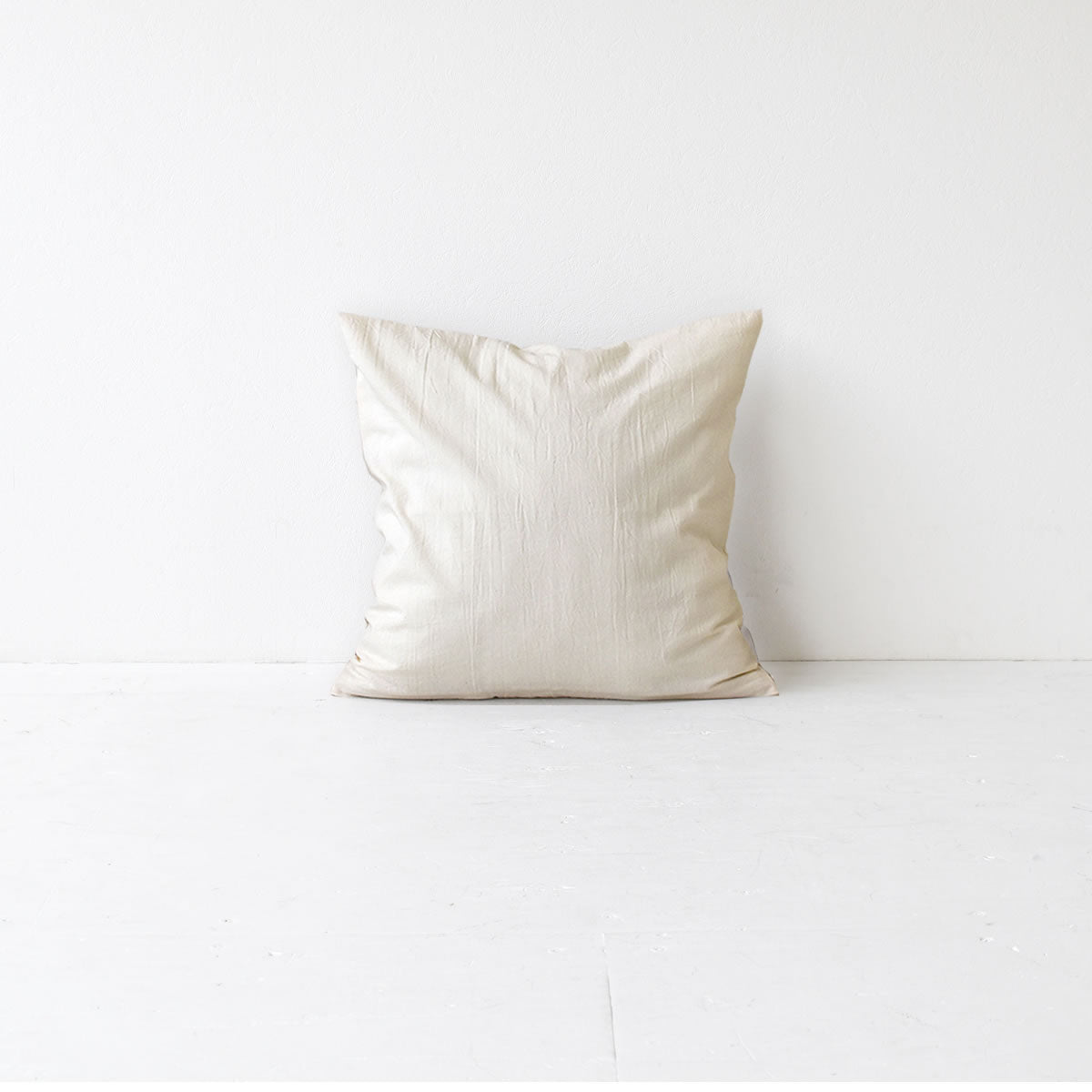 コットン ワッシャー クッションカバー 3色×サイズ35･45･60 日本製 手もみ風シワ加工 くつろぎシリーズ