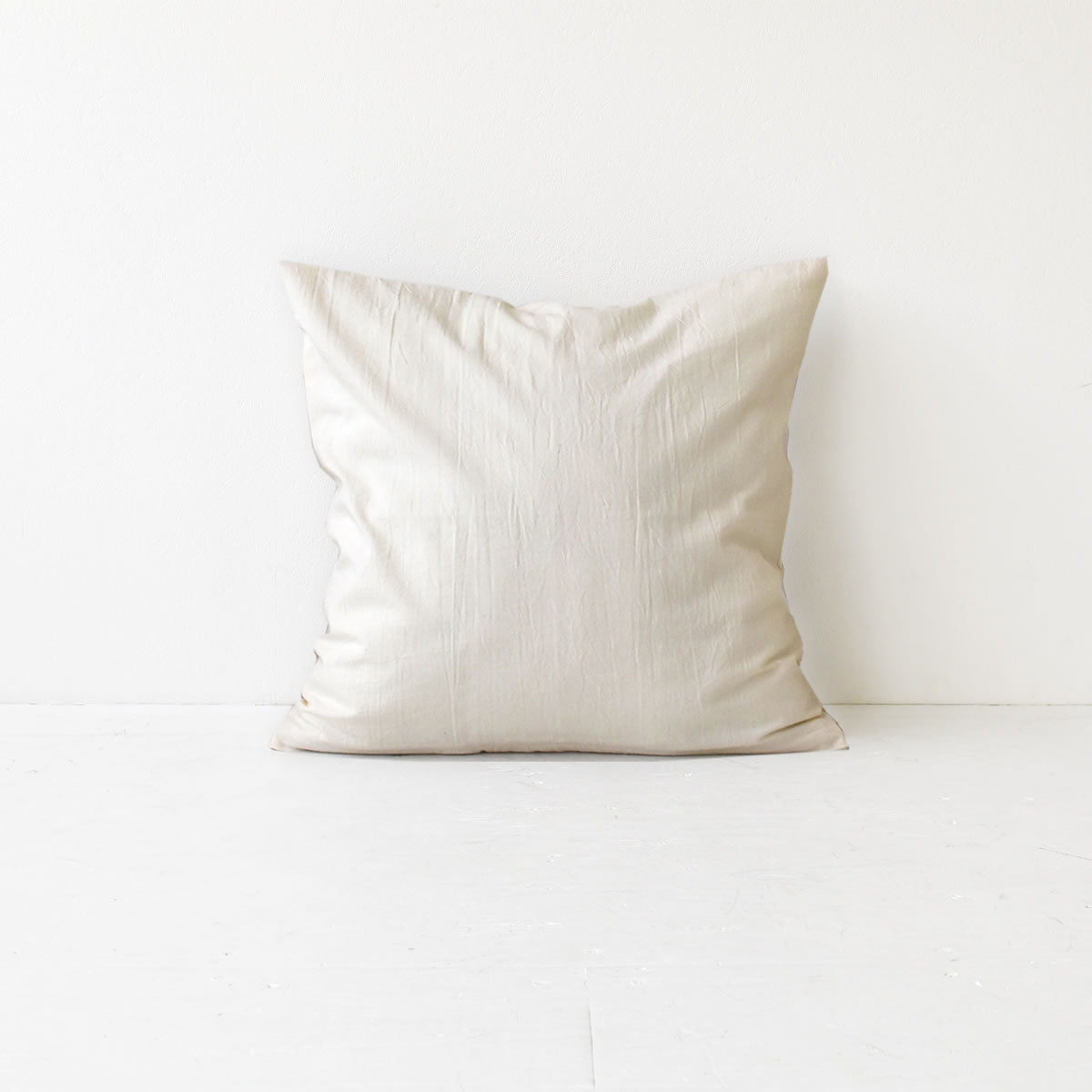 コットン ワッシャー クッションカバー 3色×サイズ35･45･60 日本製 手もみ風シワ加工 くつろぎシリーズ