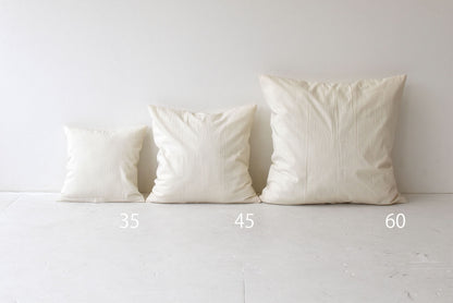 コットン ワッシャー クッションカバー 3色×サイズ35･45･60 日本製 手もみ風シワ加工 くつろぎシリーズ
