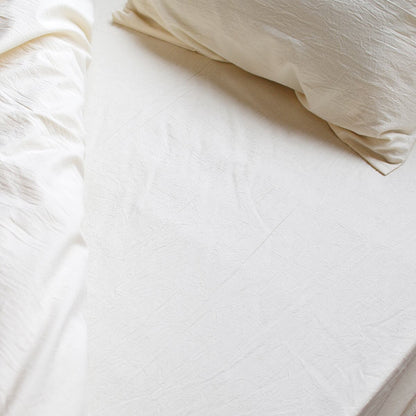 コットン ワッシャー 掛け布団カバー ボックスシーツ 枕カバー 綿100% 日本製 手もみ風シワ加工 くつろぎシリーズ