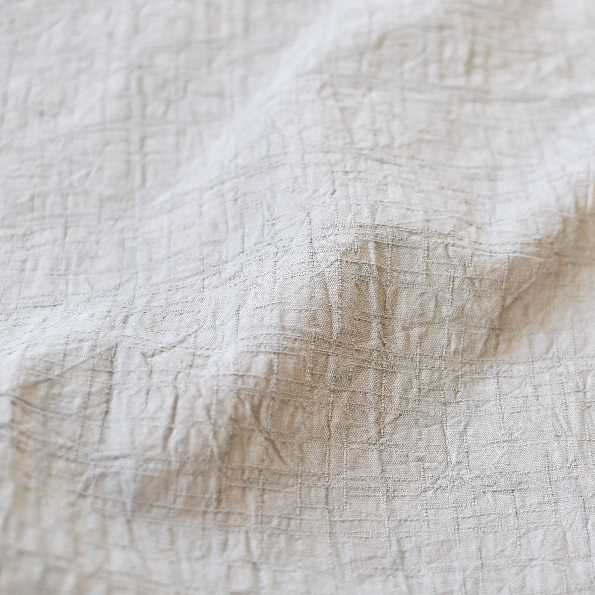 ドビークロス ワッシャー クッションカバー 3色×サイズ35･45･60 日本製 手もみ風シワ加工 くつろぎシリーズ