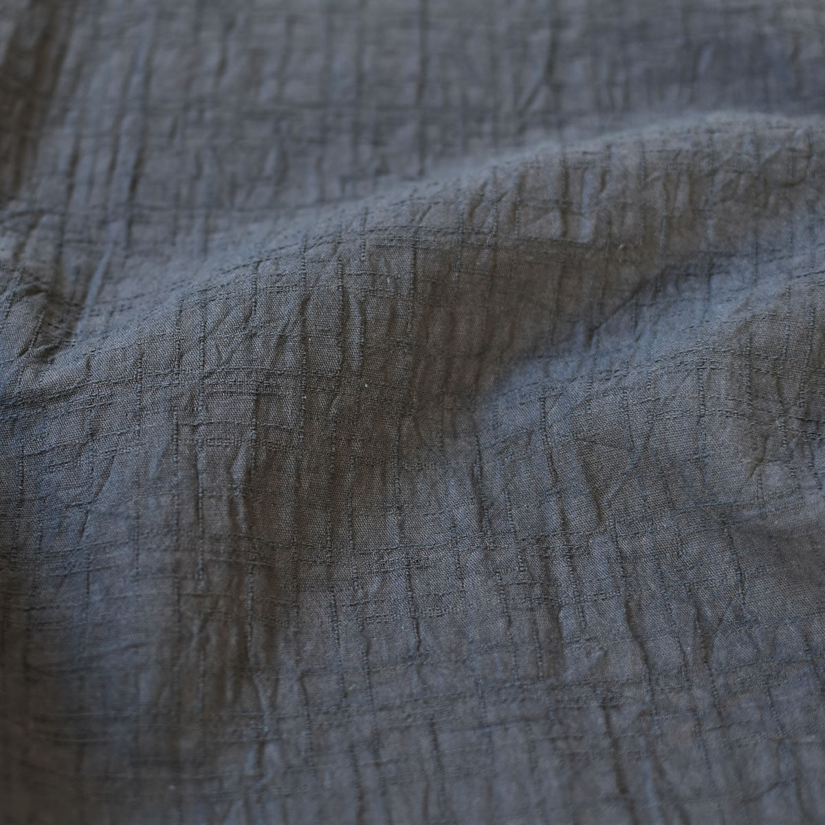 ドビークロス ワッシャー クッションカバー 3色×サイズ35･45･60 日本製 手もみ風シワ加工 くつろぎシリーズ