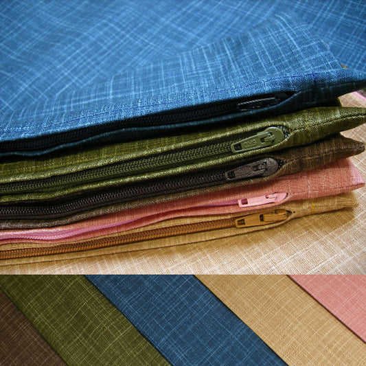 クッションカバー 60×60cm なごみ 日本製 綿100％ 5色 絣模様 かすり調 中厚で丈夫 丁寧な縫製 夜明屋本店 オーダー納期10日 Japanese Textiles