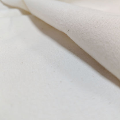 カット キナリネル 龍牡丹 両面起毛 巾110cm×1ｍ 綿100% 生成り フランネル 日本製 高品質 業務用 機械レンズ拭き ピアノ楽器拭き 靴磨き コーヒードリップ用