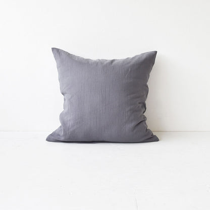 ダブルガーゼ ワッシャー クッションカバー 3色×サイズ35･45･60 日本製 手もみ風シワ加工 くつろぎシリーズ