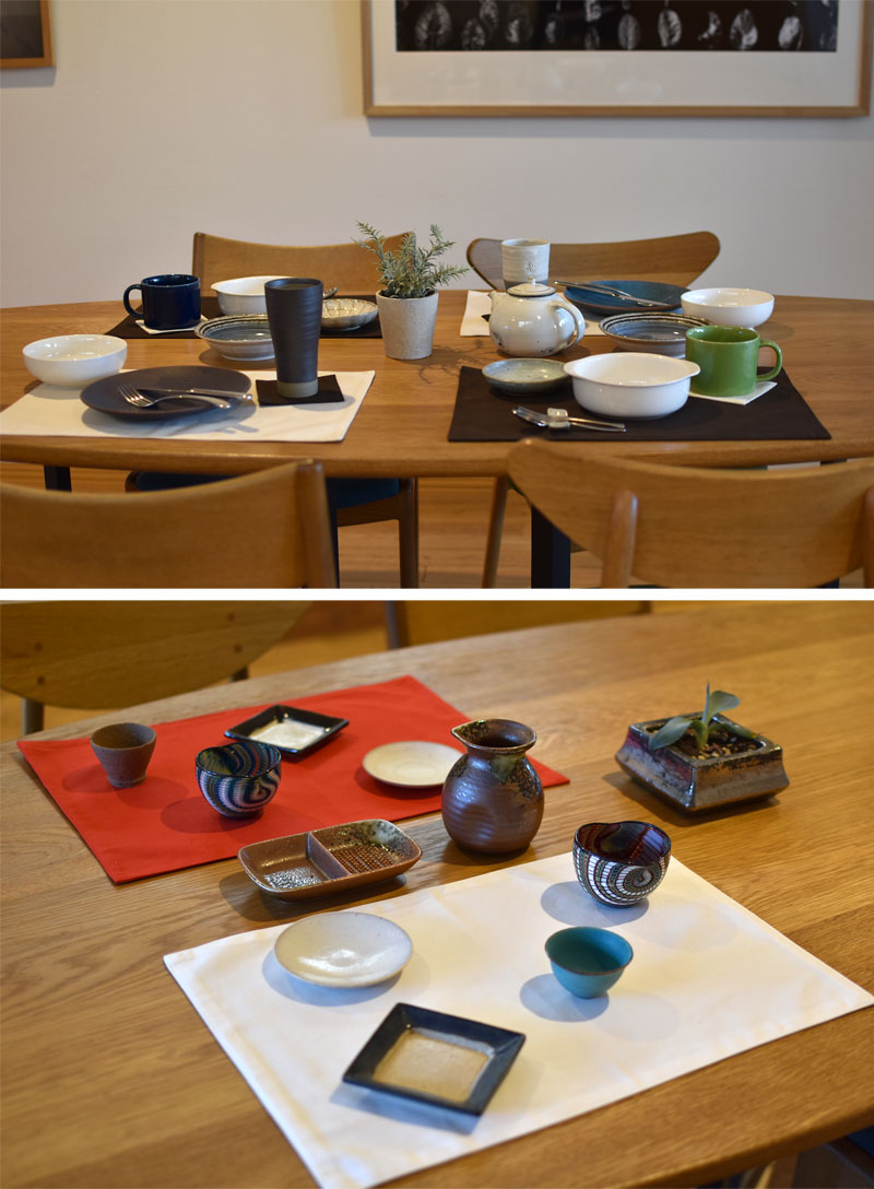 オックス コットン ランチョンマット 合わせ仕様 45×30cm カラーオックス place mat 日本製 綿100％ 10色 中厚で丈夫 丁寧な縫製 夜明屋本店