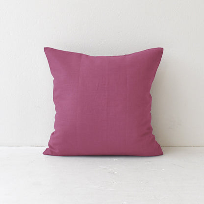 クッションカバー 40×40cm ピュアリネン 日本製 麻100％ 15色 無地 ナチュラルカラー しなやかな艶とシャリ感 リネンとラミーの混紡 丁寧な縫製 オーダー納期10日