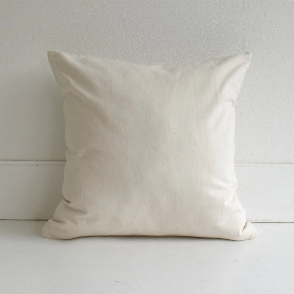 クッションカバー 60×60cm オーガニック コットン 100％ 北欧 日本製 綿100％ 3色 肌触りの良いバックサテン生地 ナチュラルカラー 丁寧な縫製