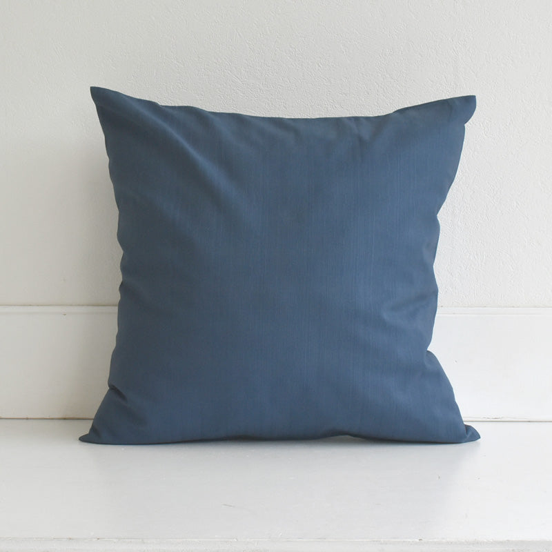 クッションカバー 50×50cm モダン つむぎ 日本製 綿100％ 7色 織り柄 和柄 中厚で丈夫 丁寧な縫製