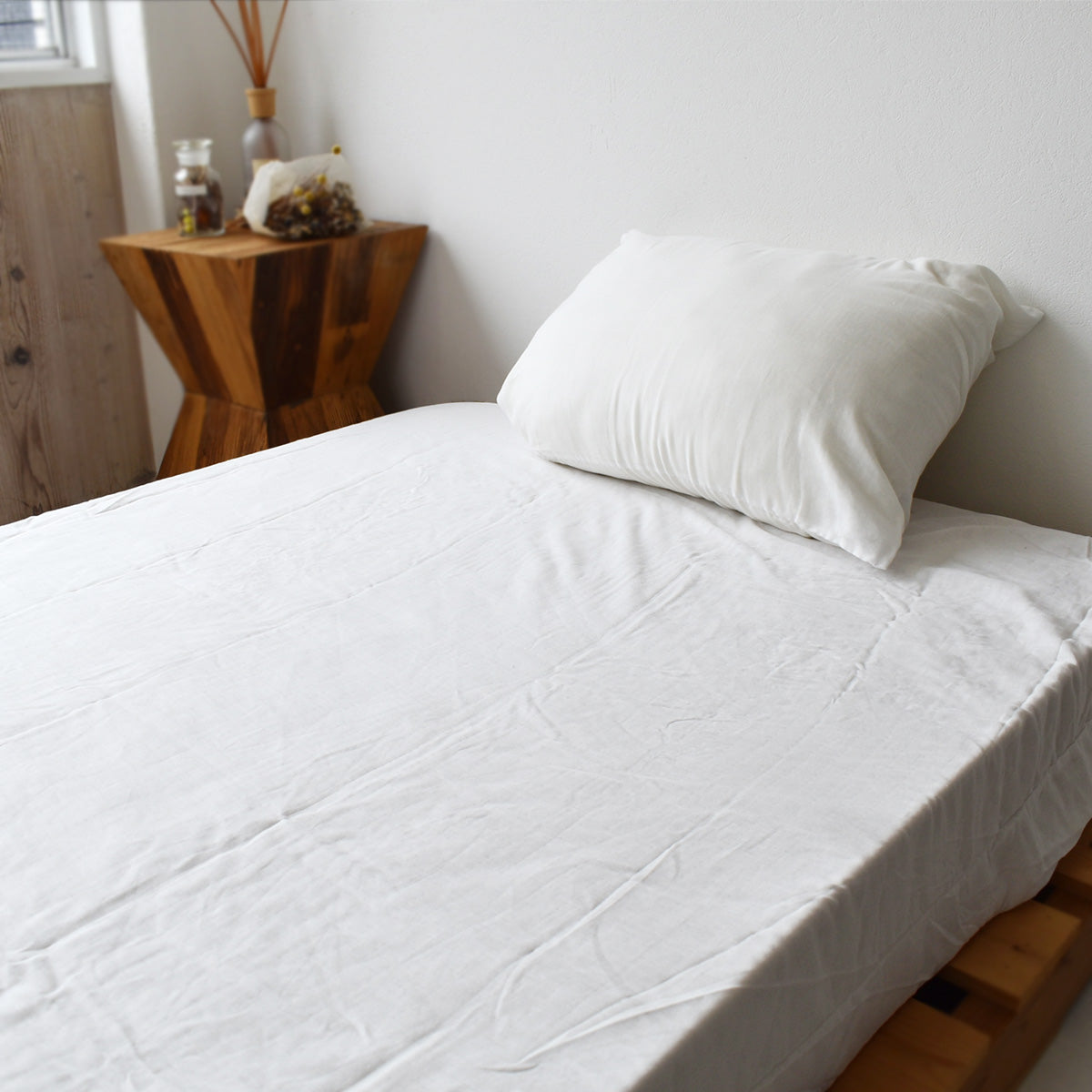 和晒二重ダブルガーゼ オーガニックコットン 綿100% 掛け布団カバー・ボックスシーツ・枕カバー 4色 同色セット割 伝統的な和晒製法で作られた 日本製