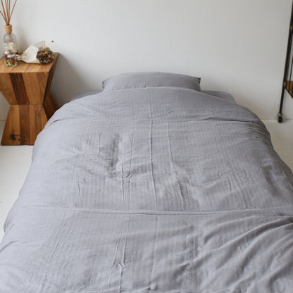 和晒二重ダブルガーゼ オーガニックコットン 綿100% 掛け布団カバー・ボックスシーツ・枕カバー 4色 同色セット割 伝統的な和晒製法で作られた 日本製