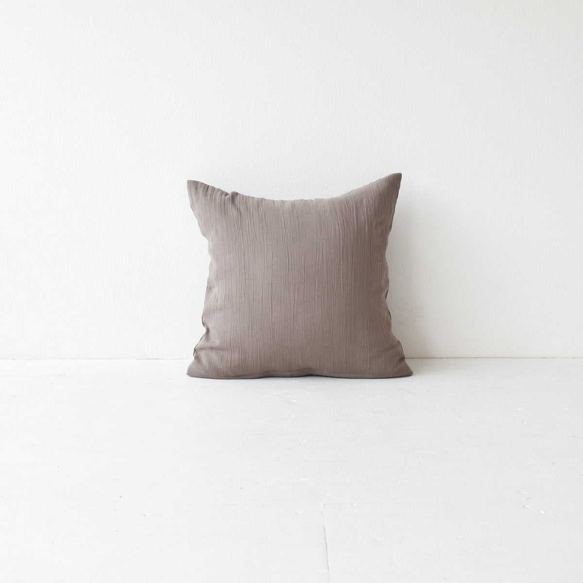 ダブルガーゼ ワッシャー クッションカバー 3色×サイズ35･45･60 日本製 手もみ風シワ加工 くつろぎシリーズ