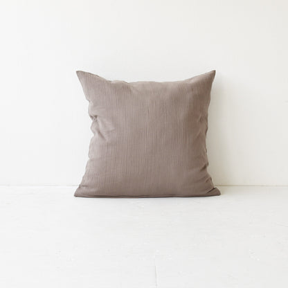 ダブルガーゼ ワッシャー クッションカバー 3色×サイズ35･45･60 日本製 手もみ風シワ加工 くつろぎシリーズ