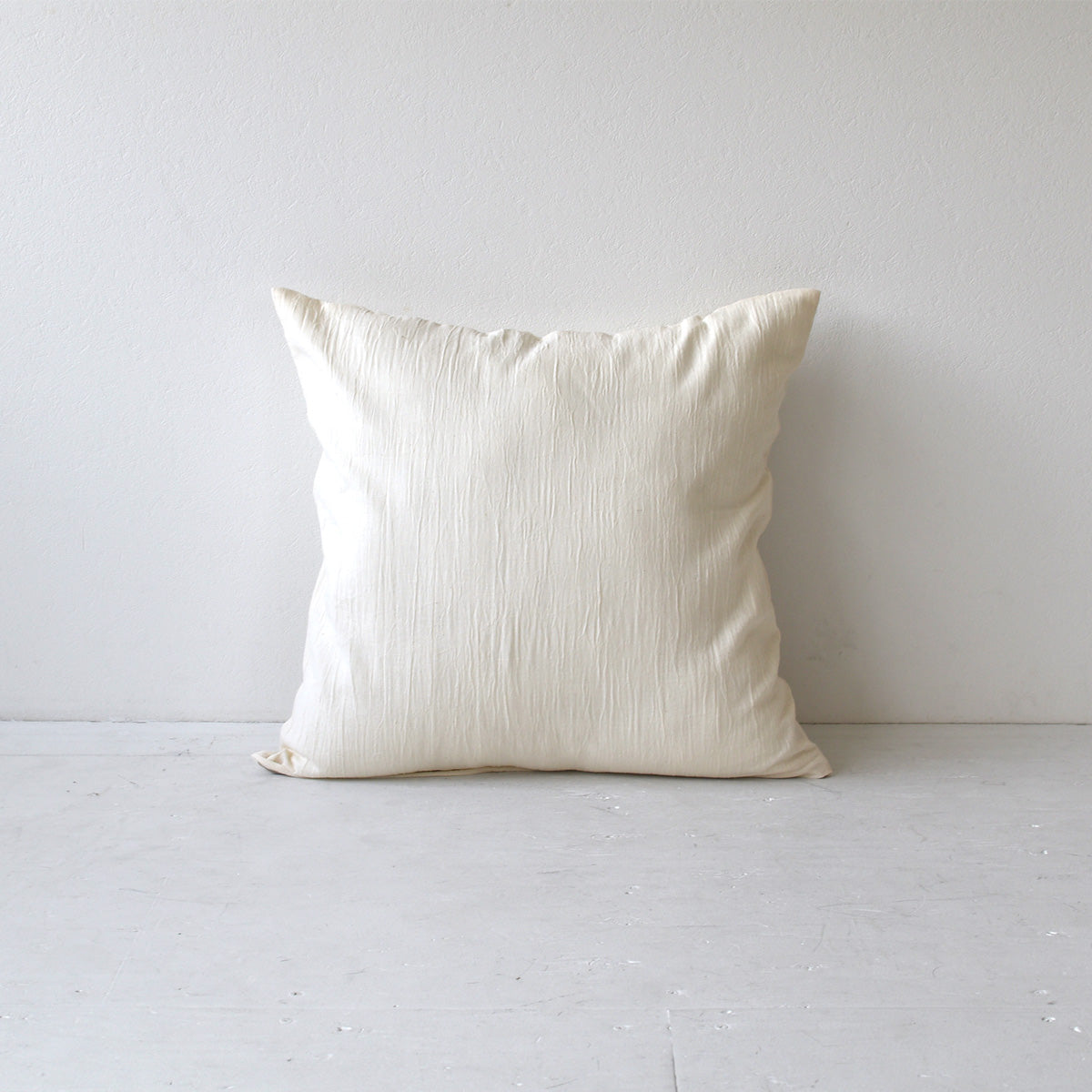 ダブルガーゼ ワッシャー クッションカバー 3色×サイズ35･45･60 日本製 手もみ風シワ加工 くつろぎシリーズ